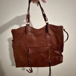 Kooba burgundy leather tote